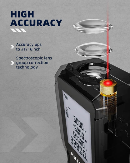 MiLESEEY D5T Laser-Entfernungsmesser 100 m, ±2 mm Genauigkeit