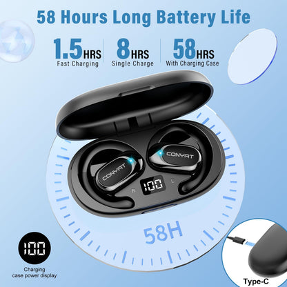 Conyat X7 AI Übersetzer Kopfhörer Bluetooth, Open Ear, 164 Sprachen