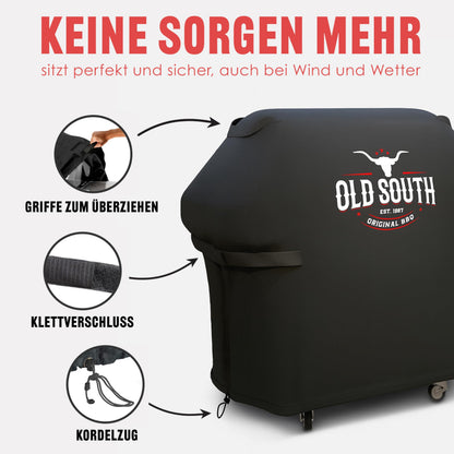 Old South Grillabdeckung wasserdicht für Gasgrill, 147 x 65 x 115 cm