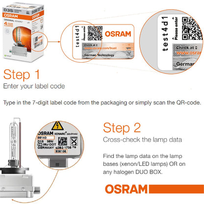 Osram D3S 66340HBI Xenarc Scheinwerferlampe 4600K – 2er Set