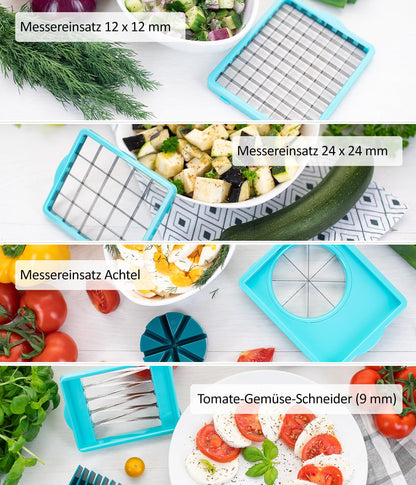 Genius Nicer Dicer Chef Professional Deluxe Gemüseschneider, 39-tlg.
