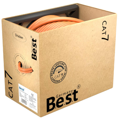 Germany Best CAT 7 Duplex Verlegekabel S/FTP LAN Kabel 100m