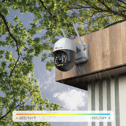 Ctronics 4K 8MP PTZ Überwachungskamera Aussen WLAN