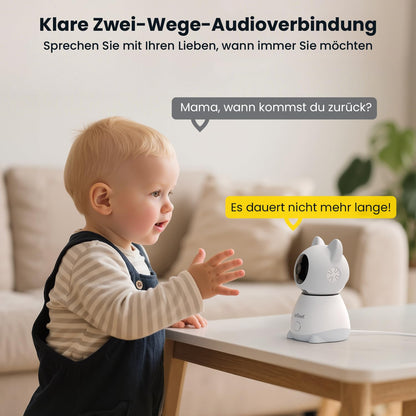 ieGeek Baby1T 2K Babyphone mit Kamera und 5-Zoll-Monitor