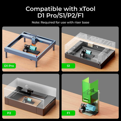 xTool RA2 Pro Rotationsachse für zylindrische Laser Gravuren