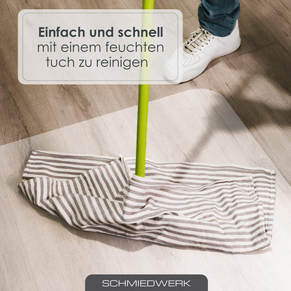 SCHMIEDWERK Bodenschutzmatte 120x145 cm milchweiss für Bürostuhl