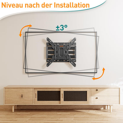 ELIVED TV Wandhalterung EV3033, schwenk- und neigbar, 26-60 Zoll