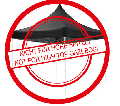QUICK STAR Pavillon Schutzhaube 3x4 m wasserdicht transparent