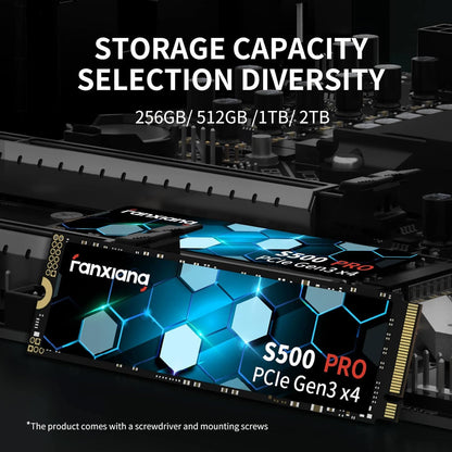 fanxiang S500Pro M.2 NVMe SSD 256GB PCIe 3.0 Interne Festplatte