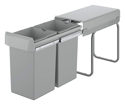 GROHE Blue Mülltrennsystem 30 cm, 2x15l, grau – 40855000