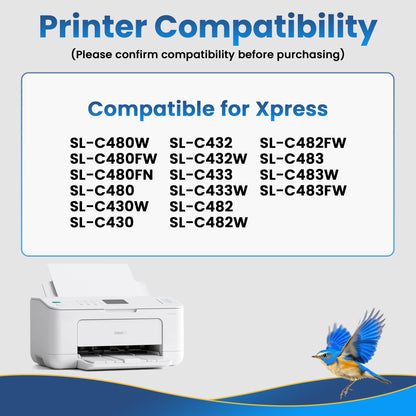 Jhaan CLT-P404C Toner Multipack kompatibel für Samsung Xpress C480W