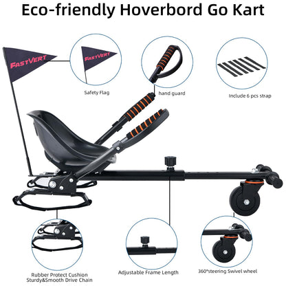 Fastvert Umweltfreundlicher Hoverboard Sitz – Universal, Sicher
