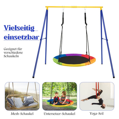 COSTWAY Schaukelgestell Metall bis 200 kg belastbar für Nestschaukel