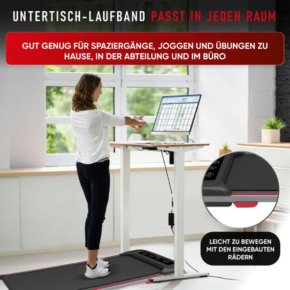 Walden Walking Pad F2200 Laufband Ultraflach 0.75 PS – Unter dem Schreibtisch