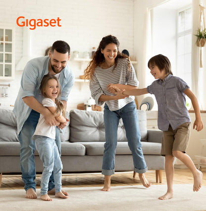 Gigaset Pure 220A Duo, schnurloses DECT-Telefon mit Anrufbeantworter