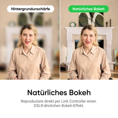 Insta360 Link 2 4K AI Webcam - Stativ Bundle für PC/Mac