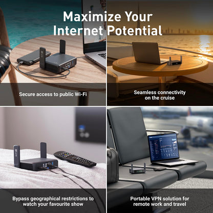 GL.iNet GL-BE3600 Slate 7 Reise-Router - WiFi 7