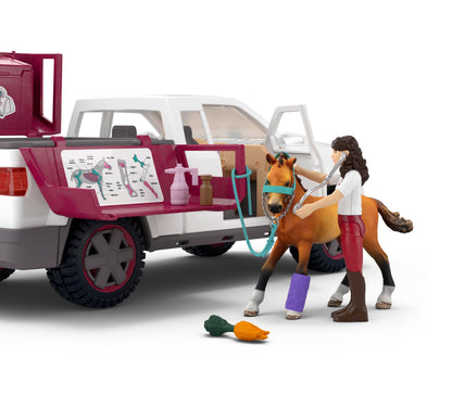 schleich HORSE CLUB Mobile Tierärztin mit Anhänger Set 42704