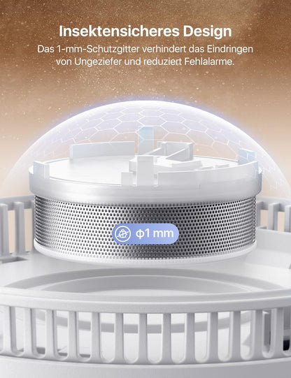 X-Sense SD11 Rauchmelder mit 10-Jahres-Batterie, TÜV geprüft, 10er Set