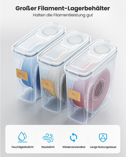 YOOPAI Filament Aufbewahrungsbox 5er-Set, wasser- und staubdicht