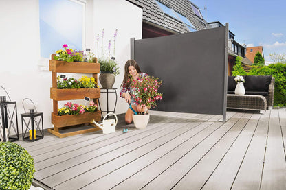 empasa Seitenmarkise Slim Sichtschutz Sonnenschutz anthrazit 160x300