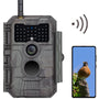 GardePro E6 Wildkamera – 48MP, WLAN, No Glow Nachtsicht. Kompakte, rechteckige Kamera zur hochauflösenden Wildtierüberwachung.