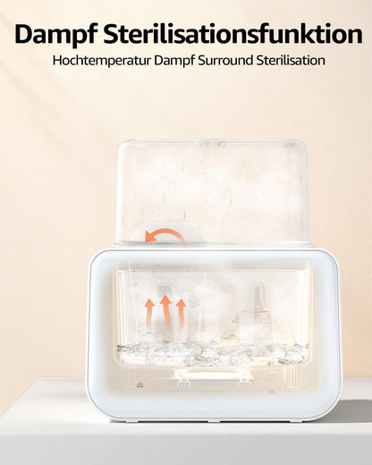 Grownsy Flaschenwärmer 9-in-1 mit Sterilisator und LCD-Display
