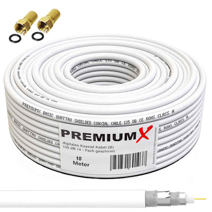 PremiumX Mobile Camping SAT Set - Single LNB Koffer Stativ