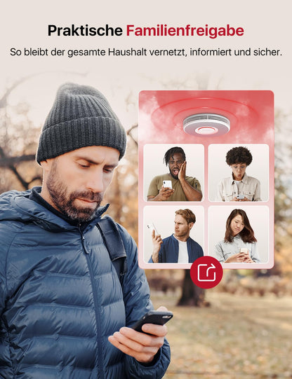 X-Sense WLAN Rauchmelder XS0B-MR31 mit Sprachausgabe, 3er-Set