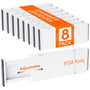 Lifewit Schubladentrenner 8er-Set, verstellbar, weiss, ABS-Kunststoff, zur Organisation von Schubladen