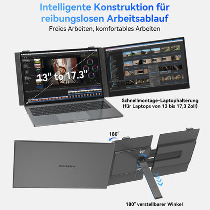Blackview SCM6 Laptop Bildschirmerweiterung 14 Zoll FHD IPS