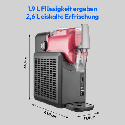 MEDION Slush Maschine MD12090 mit Kompressor und 5 Getränkemodi