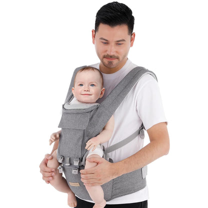 Kisdream Babytrage 9-in-1, ergonomisch, für Babys 3–36 Monate