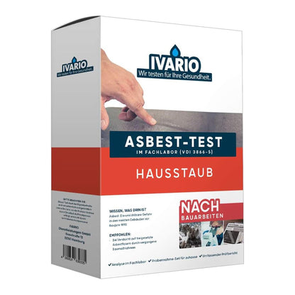 IVARIO Asbest-Test Hausstaub: Analyse auf Asbestfasern im Fachlabor für die Raumluftkontrolle