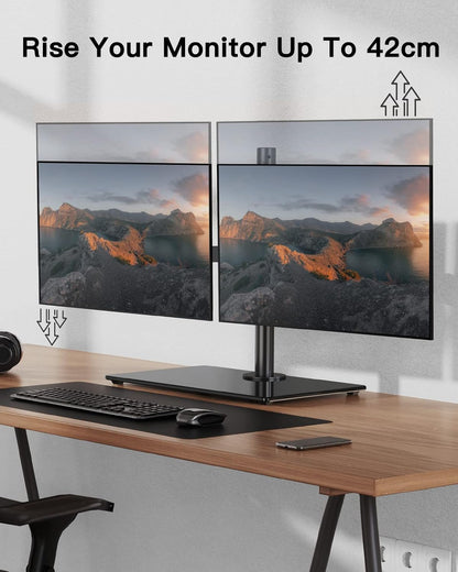 ErGear Monitor Halterung 2 Monitore, 13-32 Zoll, VESA 75/100