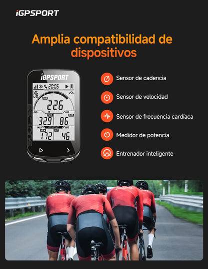 iGPSPORT BSC100S Fahrradcomputer kabellos, GPS, 2,6 Zoll Display
