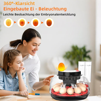 SUBOSI Brutautomat HN061 – vollautomatischer Inkubator für 12 Eier