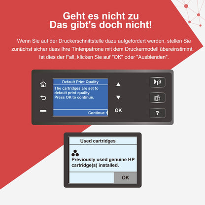 CanPick 62XL Druckerpatronen 2er-Pack Schwarz und Farbe für HP 62