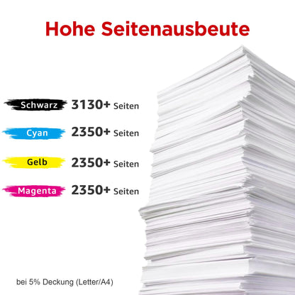AUMOK 067H Toner-Set 4er-Pack kompatibel für Canon 067 i-SENSYS