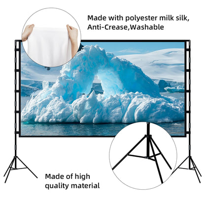 Towond tragbare Beamer Leinwand 100 Zoll 16:9 - Indoor/Outdoor