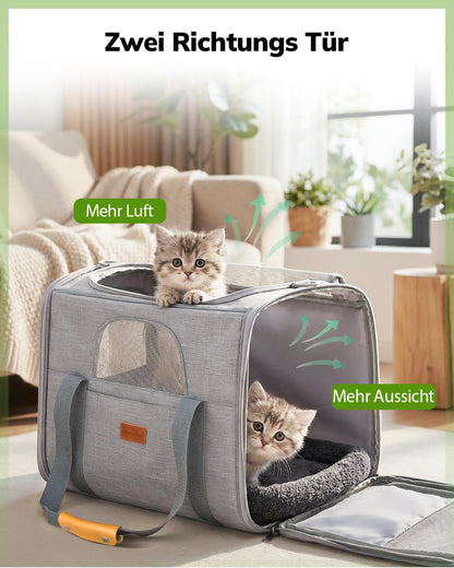 Morpilot Katzentransportbox für Katzen & Welpen bis 7 kg, 47 cm