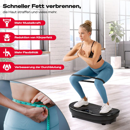 Sportstech VP250 Vibrationsplatte - Muskelaufbau & Fitness