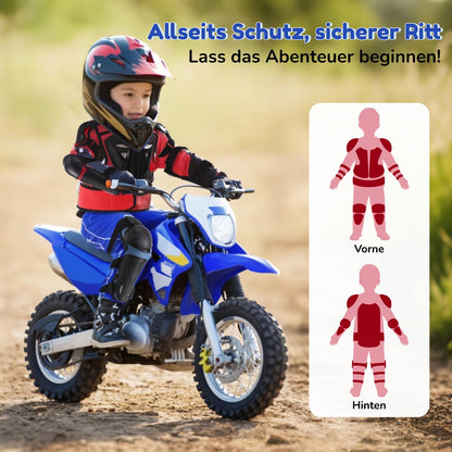 yeesport Kinder-Protektoren-Set Brustpanzer, Knie- und Ellbogenschoner