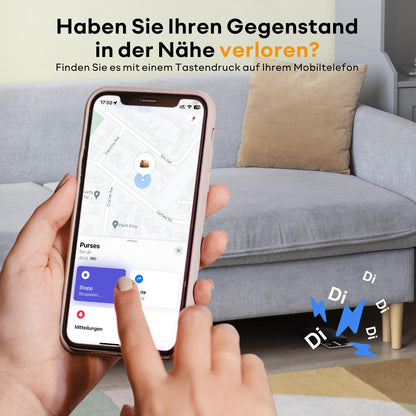 ATUVOS Air Tag Card, ultradünner Bluetooth Tracker, 2er Pack