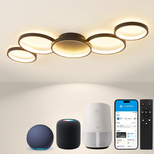 BAYHT Deckenleuchte Matter LED 100cm Schwarz mit Fernbedienung. 100cm lange, matte, schwarze LED-Deckenleuchte für Deckenmontage, fernbedienbar.