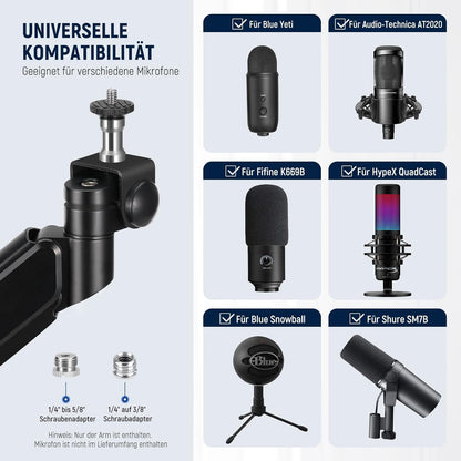 NEEWER MS002 Low Profile Mikrofonarm - 360° schwenkbar
