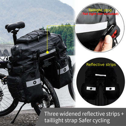 BAIGIO Fahrradtasche 3-in-1 wasserdichte Gepäckträgertasche 75L