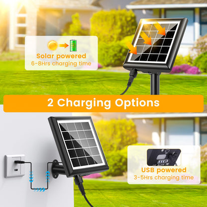 Light-Brightly Solar Lichterkette aussen, 30 m, 38+2 LED, warmweiss