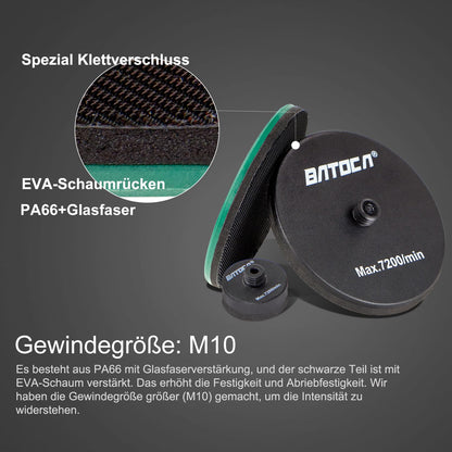 BATOCA S4 Akku Mini Poliermaschine Set, Rotation & Exzenter, 12V