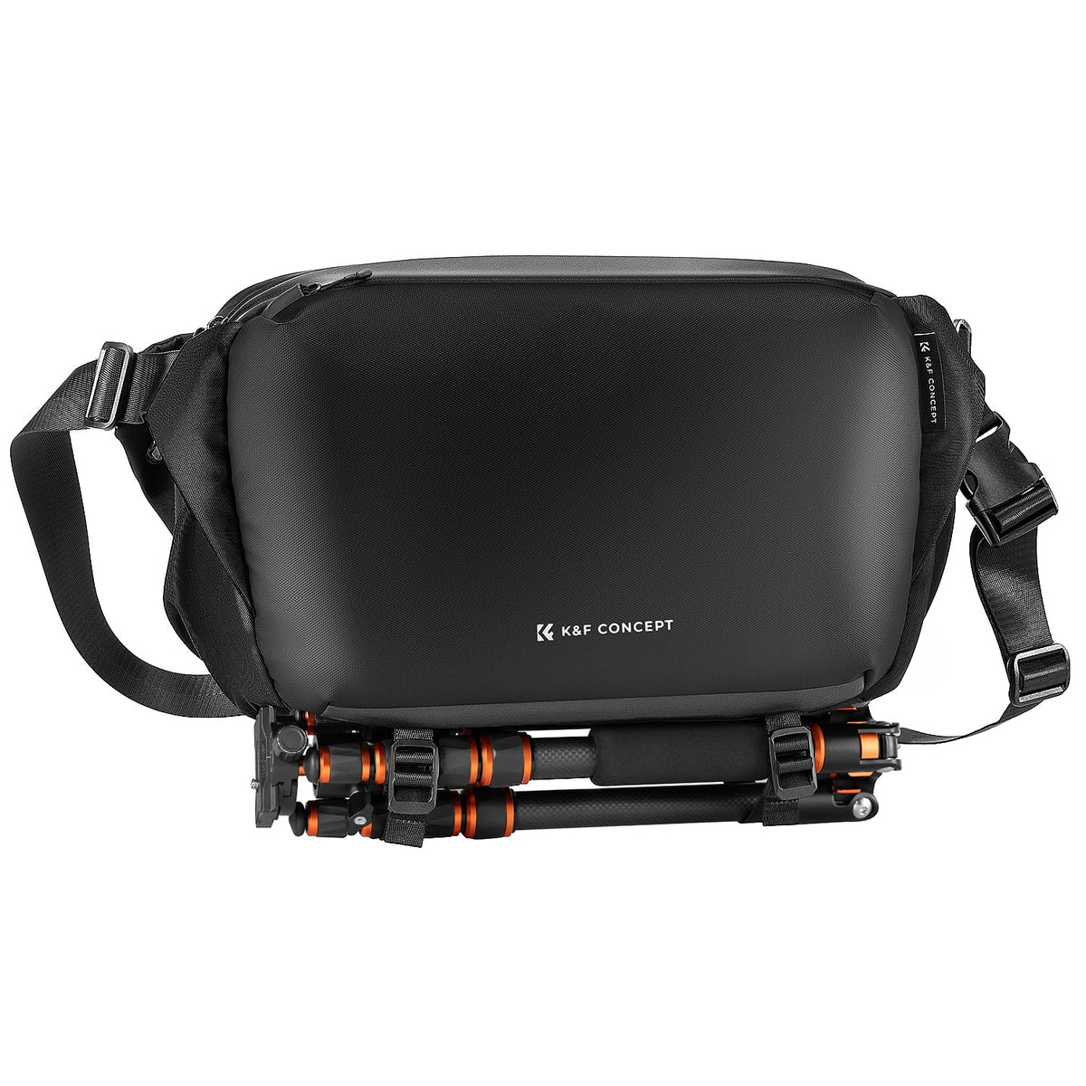 K&F CONCEPT Kameratasche KF13.177, Schultertasche 10 L schwarz, rechteckige Form, Reissverschluss